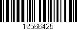 Código de barras (EAN, GTIN, SKU, ISBN): '12566425'