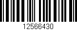 Código de barras (EAN, GTIN, SKU, ISBN): '12566430'