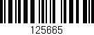 Código de barras (EAN, GTIN, SKU, ISBN): '125665'