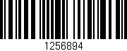 Código de barras (EAN, GTIN, SKU, ISBN): '1256894'