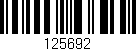 Código de barras (EAN, GTIN, SKU, ISBN): '125692'