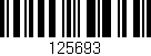 Código de barras (EAN, GTIN, SKU, ISBN): '125693'