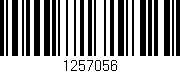 Código de barras (EAN, GTIN, SKU, ISBN): '1257056'