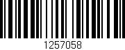 Código de barras (EAN, GTIN, SKU, ISBN): '1257058'