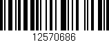Código de barras (EAN, GTIN, SKU, ISBN): '12570686'