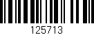 Código de barras (EAN, GTIN, SKU, ISBN): '125713'