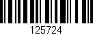 Código de barras (EAN, GTIN, SKU, ISBN): '125724'