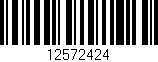 Código de barras (EAN, GTIN, SKU, ISBN): '12572424'