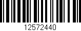 Código de barras (EAN, GTIN, SKU, ISBN): '12572440'