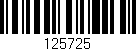 Código de barras (EAN, GTIN, SKU, ISBN): '125725'