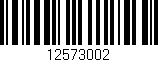 Código de barras (EAN, GTIN, SKU, ISBN): '12573002'