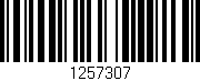 Código de barras (EAN, GTIN, SKU, ISBN): '1257307'