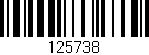 Código de barras (EAN, GTIN, SKU, ISBN): '125738'