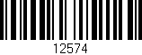 Código de barras (EAN, GTIN, SKU, ISBN): '12574'