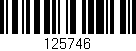 Código de barras (EAN, GTIN, SKU, ISBN): '125746'