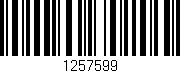 Código de barras (EAN, GTIN, SKU, ISBN): '1257599'