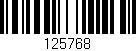 Código de barras (EAN, GTIN, SKU, ISBN): '125768'