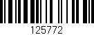 Código de barras (EAN, GTIN, SKU, ISBN): '125772'