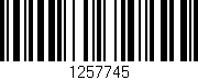 Código de barras (EAN, GTIN, SKU, ISBN): '1257745'