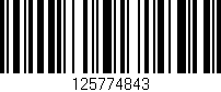Código de barras (EAN, GTIN, SKU, ISBN): '125774843'