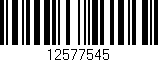 Código de barras (EAN, GTIN, SKU, ISBN): '12577545'