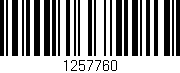 Código de barras (EAN, GTIN, SKU, ISBN): '1257760'