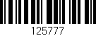 Código de barras (EAN, GTIN, SKU, ISBN): '125777'