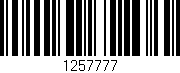 Código de barras (EAN, GTIN, SKU, ISBN): '1257777'