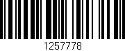 Código de barras (EAN, GTIN, SKU, ISBN): '1257778'
