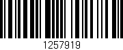 Código de barras (EAN, GTIN, SKU, ISBN): '1257919'