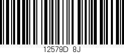 Código de barras (EAN, GTIN, SKU, ISBN): '12579D/8J'