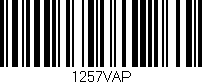 Código de barras (EAN, GTIN, SKU, ISBN): '1257VAP'