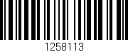 Código de barras (EAN, GTIN, SKU, ISBN): '1258113'
