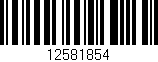 Código de barras (EAN, GTIN, SKU, ISBN): '12581854'