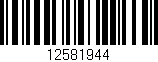 Código de barras (EAN, GTIN, SKU, ISBN): '12581944'