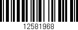 Código de barras (EAN, GTIN, SKU, ISBN): '12581968'