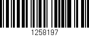 Código de barras (EAN, GTIN, SKU, ISBN): '1258197'