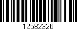 Código de barras (EAN, GTIN, SKU, ISBN): '12582326'