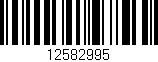 Código de barras (EAN, GTIN, SKU, ISBN): '12582995'