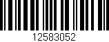 Código de barras (EAN, GTIN, SKU, ISBN): '12583052'