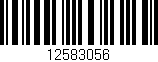 Código de barras (EAN, GTIN, SKU, ISBN): '12583056'