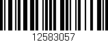 Código de barras (EAN, GTIN, SKU, ISBN): '12583057'