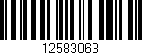 Código de barras (EAN, GTIN, SKU, ISBN): '12583063'