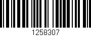 Código de barras (EAN, GTIN, SKU, ISBN): '1258307'