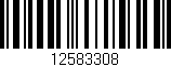 Código de barras (EAN, GTIN, SKU, ISBN): '12583308'