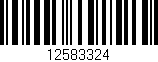 Código de barras (EAN, GTIN, SKU, ISBN): '12583324'