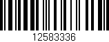 Código de barras (EAN, GTIN, SKU, ISBN): '12583336'
