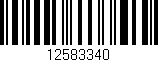Código de barras (EAN, GTIN, SKU, ISBN): '12583340'
