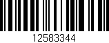 Código de barras (EAN, GTIN, SKU, ISBN): '12583344'