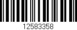 Código de barras (EAN, GTIN, SKU, ISBN): '12583358'